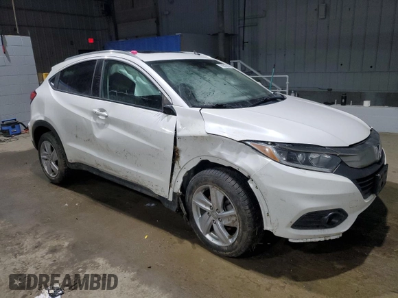 2020 Honda HR-V EX with VIN 3CZRU6H56LM731865, listed as a Copart auction lot 86542994 with 91,532 mi miles and Salvage Title. Bid and sale history available at carsss.com. Image 4.