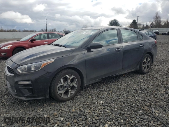 2019 Kia Forte LXS with VIN 3KPF24AD6KE025198, listed as a Copart auction lot 47574485 with 57,697 mi miles and Salvage Title. Bid and sale history available at carsss.com. Image 1.