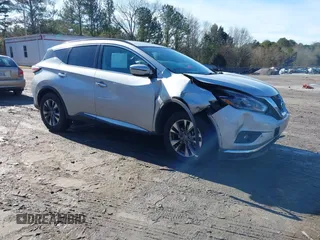 2018 Nissan Murano Platinum with VIN 5N1AZ2MG6JN136646, listed as a IAAI auction lot 41421280 with 123,667 mi miles. Bid and sale history available at carsss.com. Image 1.