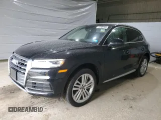 2020 Audi Q5 Premium Plus with VIN WA1BNAFY8L2039726, listed as a Copart auction lot 57657405 with 64,696 mi miles and Salvage title. Bid and sale history available at DreamBid. Image 1.