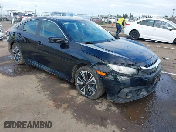 2016 Honda Civic Sedan EX-L with VIN 19XFC1F78GE201822, listed as a IAAI auction lot 41882529 with 142,589 mi miles. Bid and sale history available at carsss.com. Image 1.