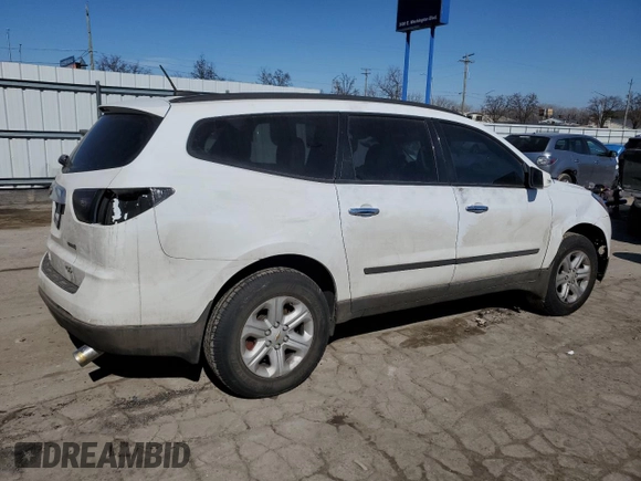 2017 Chevrolet Traverse LS with VIN 1GNKRFKD4HJ296641, listed as a Copart auction lot 52340725 with Not Provided miles and Non Repairable. Bid and sale history available at carsss.com. Image 3.