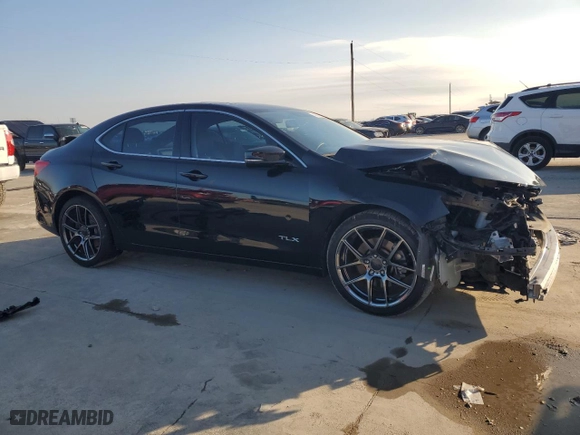 2020 Acura TLX with VIN 19UUB3F39LA000285, listed as a Copart auction lot 43385855 with 46,702 mi miles and Salvage Title. Bid and sale history available at carsss.com. Image 4.
