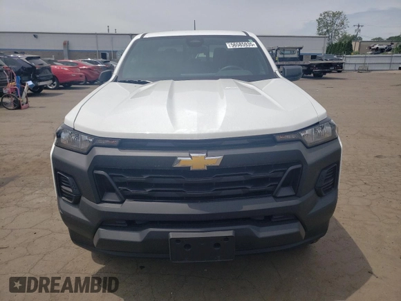 2024 Chevrolet Colorado 2WD Work Truck with VIN 1GCGSBEC9R1268446, listed as a Copart auction lot 56585935 with 7,999 mi miles and Salvage title. Bid and sale history available at DreamBid. Image 5.