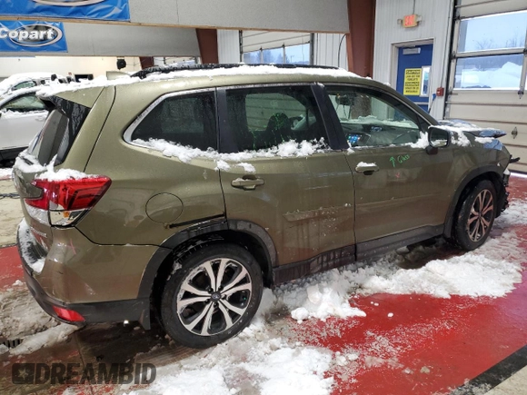 2023 Subaru Forester Limited with VIN JF2SKAPC7PH471617, listed as a Copart auction lot 88942255 with 36,416 mi miles and Salvage title. Bid and sale history available at DreamBid. Image 3.