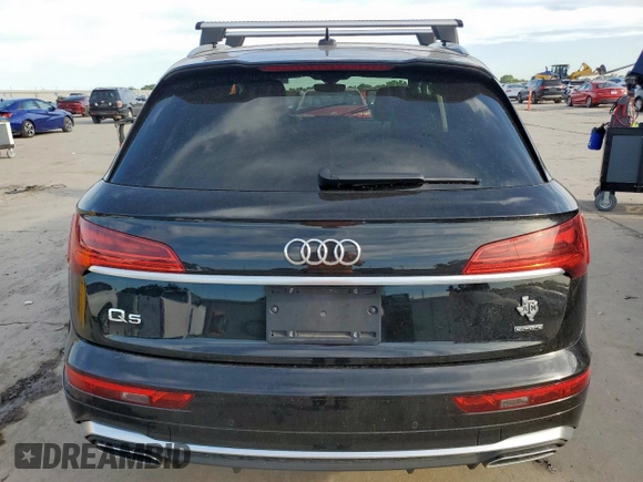 2022 Audi Q5 S line Premium Plus with VIN WA1EAAFYXN2088065, listed as a Copart auction lot 57692385 with 51,313 mi miles and Salvage title. Bid and sale history available at DreamBid. Image 6.