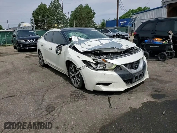 2017 Nissan Maxima Platinum with VIN 1N4AA6AP6HC367629, listed as a Copart auction lot 58747285 with 136,672 mi miles and Salvage title. Bid and sale history available at DreamBid. Image 11.