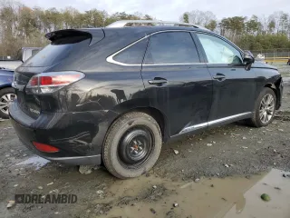 2013 Lexus RX 450h with VIN JTJBC1BA9D2450068, listed as a Copart auction lot 84311804 with 142,365 mi miles and Salvage Title. Bid and sale history available at DreamBid. Image 3.