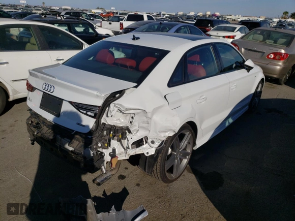 2020 Audi A3 Sedan S line Premium Plus with VIN WAUJEGFF2LA095540, listed as a Copart auction lot 75729743 with 18,852 mi miles. Bid and sale history available at carsss.com. Image 3.