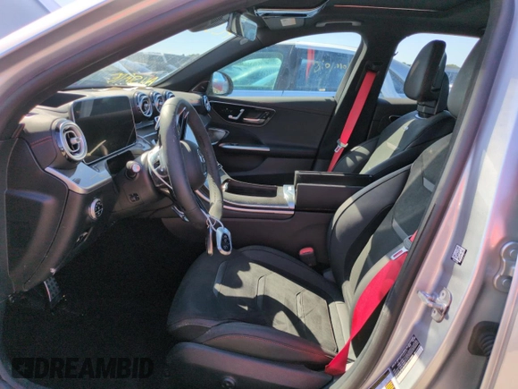 2024 Mercedes-Benz C 43 AMG z VIN W1KAF8HB9RR191889, wystawiony jako Copart lot #73974764 z przebiegiem Nie podano mil oraz Szkoda całkowita • Salvage title. Historia ofert i sprzedaży dostępna na DreamBid. Obrazek 7.