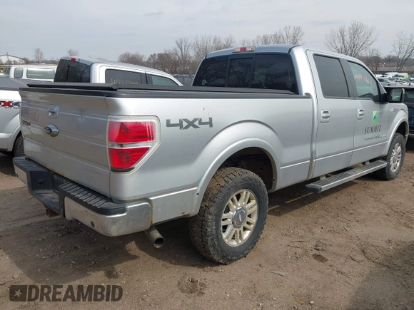2012 Ford F-150 XL with VIN 1FTFW1ETXCFA44140, listed as a IAAI auction lot 41910642 with 234,652 mi miles. Bid and sale history available at carsss.com. Image 4.