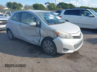 2014 Toyota Yaris L with VIN JTDJTUD33ED592307, listed as a IAAI auction lot 41418409 with 91,209 mi miles. Bid and sale history available at carsss.com. Image 1.