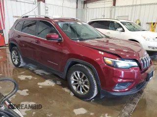 2019 Jeep Cherokee Latitude Plus with VIN 1C4PJLLB3KD111518, listed as a Copart auction lot 59540335 with 70,711 mi miles and Salvage title. Bid and sale history available at DreamBid. Image 4.