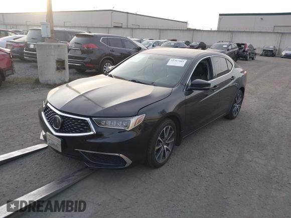 2018 Acura TLX with VIN 19UUB3F37JA001027, listed as a IAAI auction lot 41397902 with 61,999 mi miles. Bid and sale history available at carsss.com. Image 19.