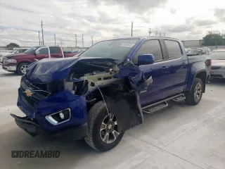 2016 Chevrolet Colorado 4WD Z71 with VIN 1GCGTDE35G1354942, listed as a Copart auction lot 58639845 with 98,461 mi miles and Salvage title. Bid and sale history available at DreamBid. Image 1.