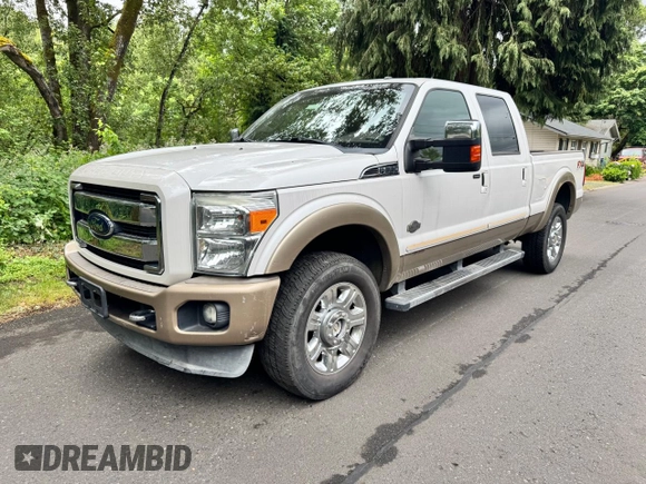 2012 Ford F-350 XL with VIN 1FT8W3BT2CEC01397, listed as a Copart auction lot 60002025 with Not provided miles and Clean title. Bid and sale history available at DreamBid. Image 2.