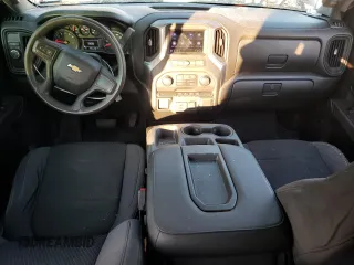 2020 Chevrolet Silverado 1500 Custom with VIN 1GCRWBEF0LZ132559, listed as a Copart auction lot 75050384 with 114,446 mi miles and Salvage Title. Bid and sale history available at carsss.com. Image 8.