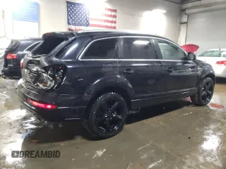 2012 Audi Q7 3.0T S line with VIN WA1DGAFE8CD008344, listed as a Copart auction lot 45141055 with 131,769 mi miles and Salvage Title. Bid and sale history available at carsss.com. Image 3.