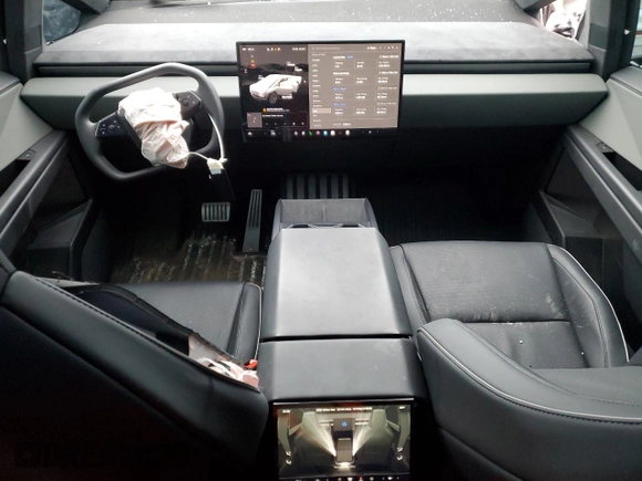 2024 Tesla Cybertruck Cyberbeast с VIN 7G2CEHEE6RA036074, выставлен на аукционе Copart как лот 46447905 с пробегом 5 909 миль миль и Списание • Salvage title. История ставок и продаж доступна на DreamBid. Изображение 8.