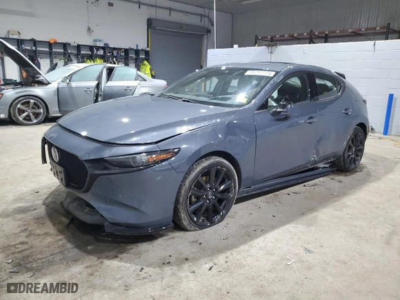 2021 Mazda Mazda3 Hatchback 2.5 Turbo Premium Plus with VIN JM1BPBNY8M1403528, listed as a Copart auction lot 85202274 with 26,510 mi miles and Salvage Title. Bid and sale history available at carsss.com. Image 1.