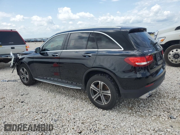 2019 Mercedes-Benz GLC 300 with VIN WDC0G4JBXKV144495, listed as a Copart auction lot 56425665 with 41,687 mi miles and Salvage title. Bid and sale history available at DreamBid. Image 2.