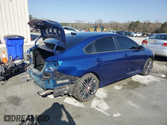 2021 Kia Forte GT with VIN 3KPF44AC2ME276868, listed as a Copart auction lot 48472135 with 73,697 mi miles and Salvage Title. Bid and sale history available at carsss.com. Image 3.