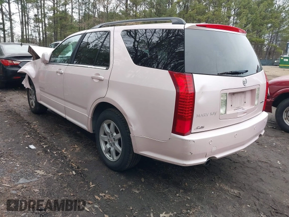 2008 Cadillac SRX AWD with VIN 1GYEE437680129213, listed as a IAAI auction lot 41493519 with 37,704 mi miles. Bid and sale history available at carsss.com. Image 3.
