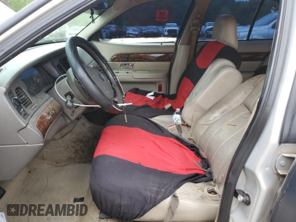 2008 Mercury Grand Marquis LS with VIN 2MEHM75V38X609387, listed as a Copart auction lot 53736825 with Not Provided miles and Salvage Title. Bid and sale history available at DreamBid. Image 7.