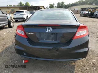 2013 Honda Civic Cpe EX with VIN 2HGFG3B88DH518340, listed as a Copart auction lot 66949704 with 102,668 mi miles and Salvage Title. Bid and sale history available at carsss.com. Image 6.