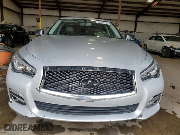 2015 Infiniti Q50 Sport with VIN JN1BV7AR5FM398763, listed as a Copart auction lot 60821115 with Not provided miles and Salvage title. Bid and sale history available at DreamBid. Image 5.