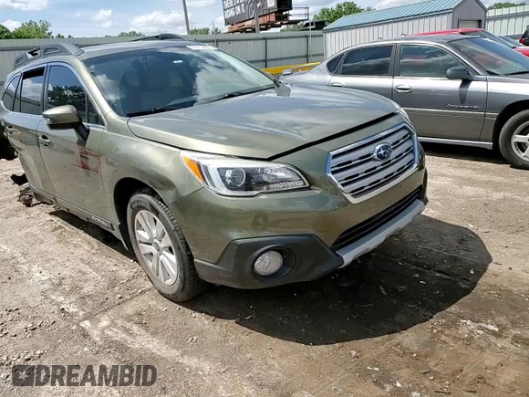 2015 Subaru Outback Premium with VIN 4S4BSAFC3F3305537, listed as a Copart auction lot 55575665 with 91,235 mi miles and Salvage title. Bid and sale history available at DreamBid. Image 14.
