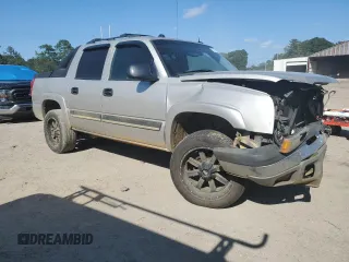 2005 Chevrolet Avalanche LS with VIN 3GNEC12ZX5G180404, listed as a Copart auction lot 71273834 with 0 mi miles and Salvage Title. Bid and sale history available at carsss.com. Image 4.