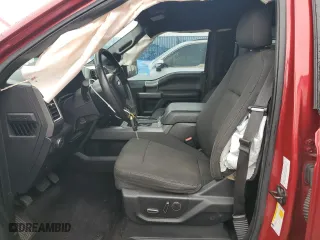 2015 Ford F-150 XL with VIN 1FTEW1CG2FFC86975, listed as a Copart auction lot 50244235 with 96,757 mi miles and Salvage Title. Bid and sale history available at carsss.com. Image 7.