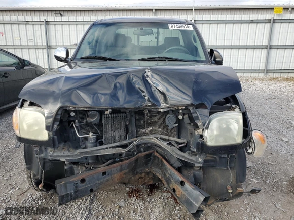 2006 Toyota Tundra SR5 with VIN 5TBBT44116S480512, listed as a Copart auction lot 87400514 with 223,307 mi miles and Salvage Title. Bid and sale history available at carsss.com. Image 5.