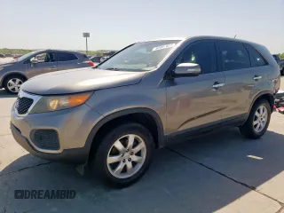 2011 Kia Sorento LX with VIN 5XYKT3A1XBG144869, listed as a Copart auction lot 52921865 with 186,896 mi miles and Salvage Title. Bid and sale history available at carsss.com. Image 1.
