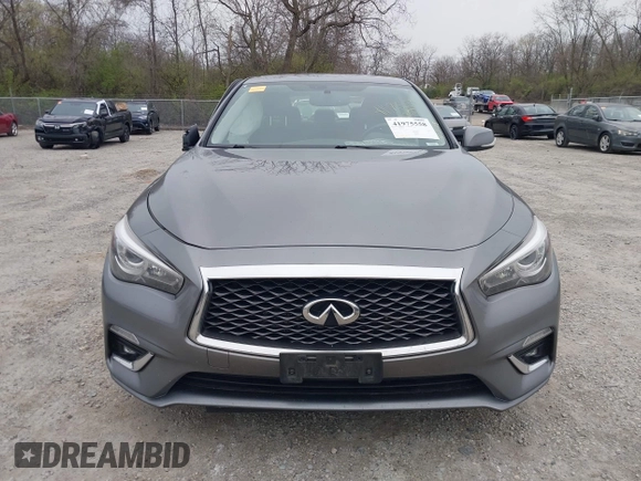 2018 Infiniti Q50 3.0t LUXE with VIN JN1EV7AR5JM441925, listed as a IAAI auction lot 41975558 with 139,243 mi miles. Bid and sale history available at carsss.com. Image 13.