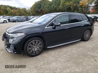 2023 Mercedes-Benz EQS with VIN 4JGDM2EB6PA022368, listed as a Copart auction lot 74626344 with 0 mi miles and Salvage Title. Bid and sale history available at carsss.com. Image 1.