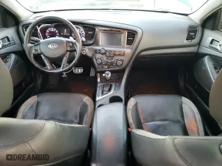 2012 Kia Optima SX with VIN 5XXGR4A61CG081429, listed as a Copart auction lot 82754384 with 207,394 mi miles and Salvage Title. Bid and sale history available at carsss.com. Image 8.
