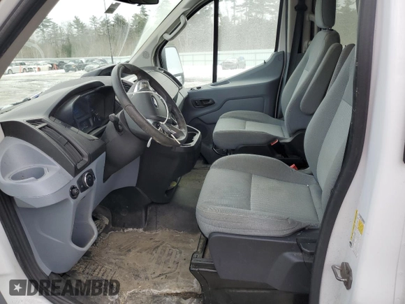 2015 Ford Transit XL with VIN 1FBZX2YM8FKA54542, listed as a Copart auction lot 46326545 with 98,306 mi miles and Salvage title. Bid and sale history available at DreamBid. Image 7.