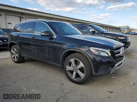 2018 Mercedes-Benz GLC with VIN WDC0G4KB0JV101930, listed as a Copart auction lot 46602165 with 99,229 mi miles and Salvage Title. Bid and sale history available at carsss.com. Image 4.