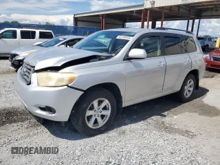 2008 Toyota Highlander with VIN JTEDS41A282035984, listed as a Copart auction lot 62784555 with 225,479 mi miles and Salvage title. Bid and sale history available at DreamBid. Image 1.