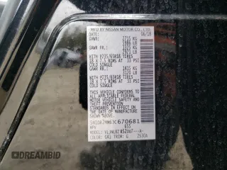 2018 Nissan Pathfinder S z VIN 5N1DR2MM6JC670681, wystawiony jako Copart lot #51574205 z przebiegiem 84 044 mil mil oraz Szkoda całkowita • Salvage title. Historia ofert i sprzedaży dostępna na DreamBid. Obrazek 15.