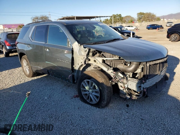 2022 Chevrolet Traverse LT Leather with VIN 1GNERHKW2NJ122329, listed as a Copart auction lot 46327505 with 54,110 mi miles and Salvage Title. Bid and sale history available at carsss.com. Image 4.