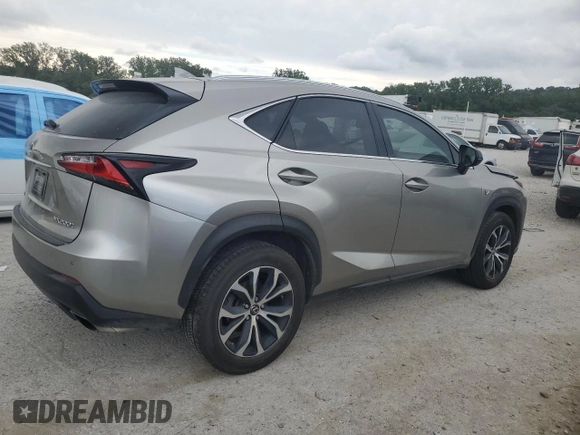 2016 Lexus NX 200t with VIN JTJBARBZ3G2075275, listed as a Copart auction lot 60532975 with 111,237 mi miles and Salvage title. Bid and sale history available at DreamBid. Image 3.