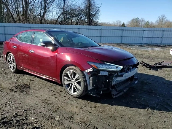 2020 Nissan Maxima SL with VIN 1N4AA6DV7LC371188, listed as a Copart auction lot 43680685 with 52,186 mi miles and Salvage Title. Bid and sale history available at carsss.com. Image 11.