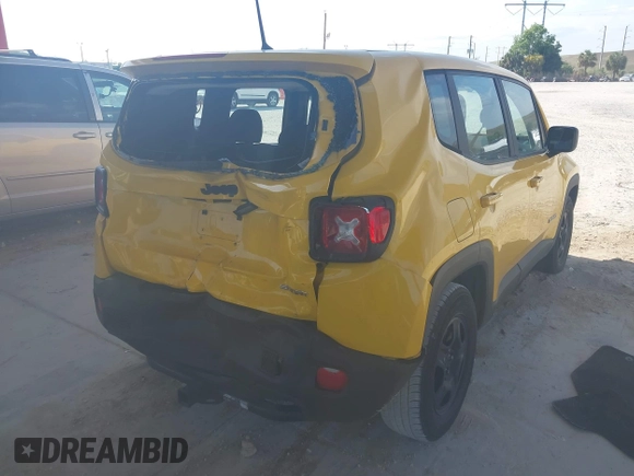 2017 Jeep Renegade Sport z VIN ZACCJAAB8HPE52736, wystawiony jako IAAI lot #42019381 z przebiegiem 96 757 mil mil oraz . Historia ofert i sprzedaży dostępna na DreamBid. Obrazek 4.