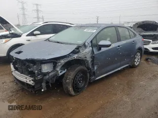 2023 Toyota Corolla Hybrid LE with VIN JTDBCMFEXP3005595, listed as a Copart auction lot 48001825 with 75,662 mi miles and Salvage Title. Bid and sale history available at carsss.com. Image 1.