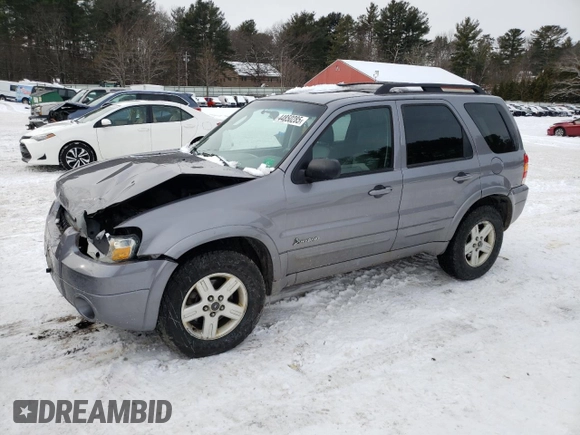 2007 Ford Escape Hybrid with VIN 1FMYU49H07KA09864, listed as a Copart auction lot 44850285 with 114,210 mi miles and Clean Title. Bid and sale history available at carsss.com. Image 1.
