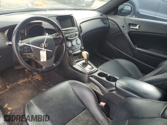 2013 Hyundai Genesis Coupe Premium with VIN KMHHT6KD7DU092473, listed as a Copart auction lot 58094385 with 114,679 mi miles and Clean title. Bid and sale history available at DreamBid. Image 8.