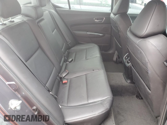 2018 Acura TLX w/Technology Pkg with VIN 19UUB1F58JA005741, listed as a Copart auction lot 49314215 with 58,597 mi miles and Salvage Title. Bid and sale history available at carsss.com. Image 10.
